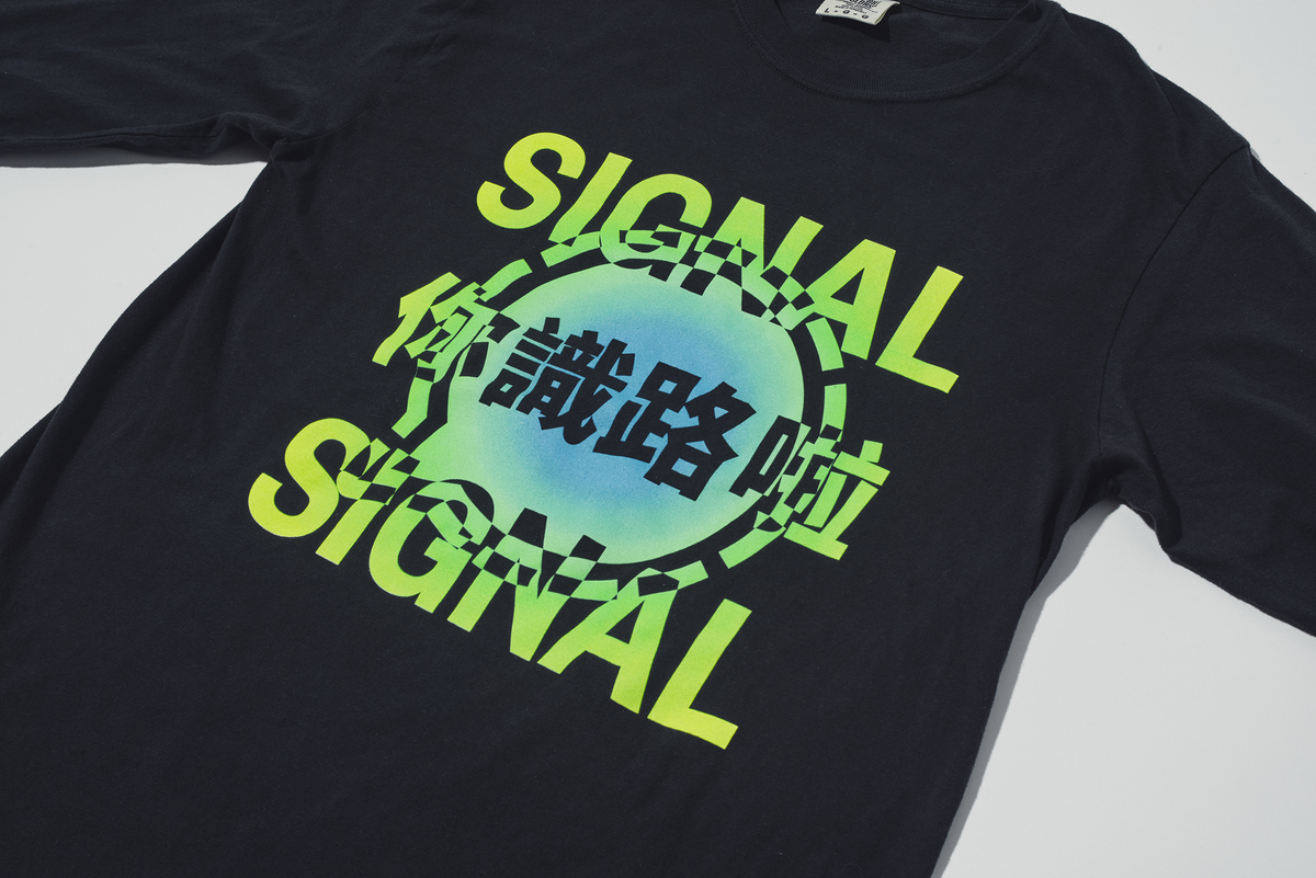 Technicolor Bubble Long-Sleeve (BLACK) – Signal Store